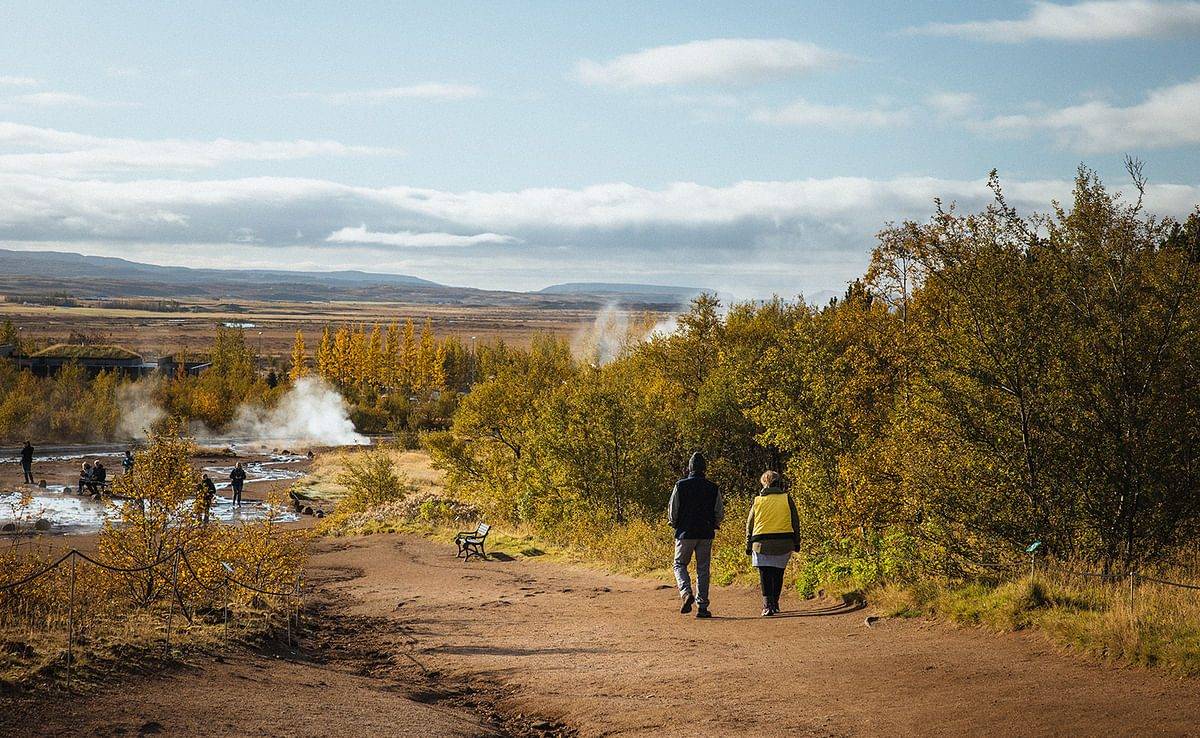 Geysir - autumn colors